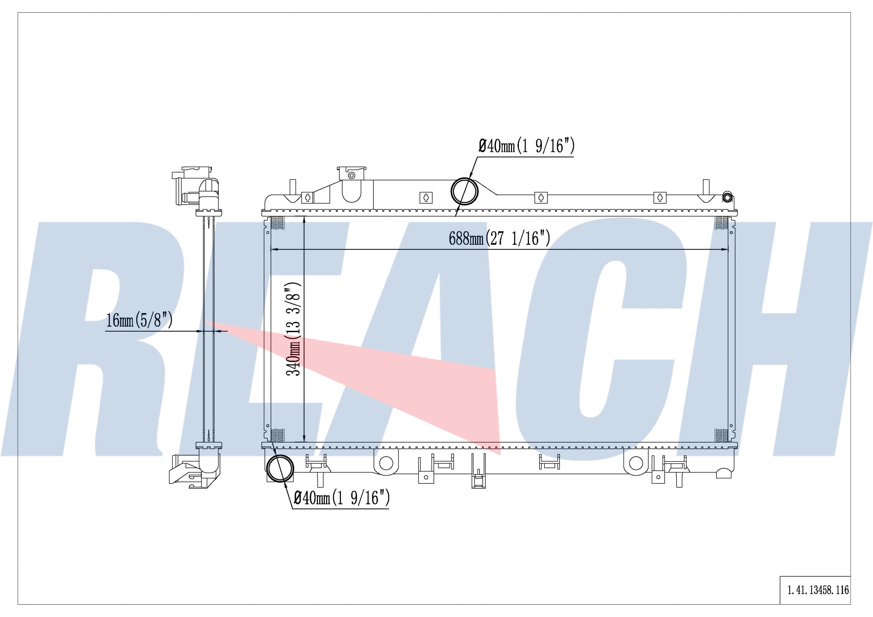 Klimoto Raditor | Fits 2015-2020 Subaru WRX STI - Walmart.com