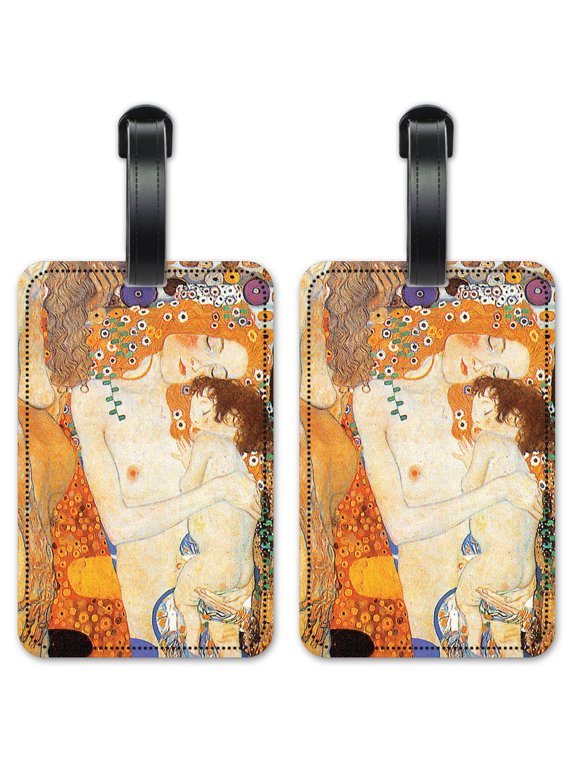 Klimt: Ages of Women - Luggage ID Tags / Suitcase Identification Cards - Set of 2
