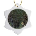 thumbnail image 1 of 3drose, Klimt - Ave in Schloss Kammer Park, 3 inch Snowflake Porcelain Ornament, 1 of 7