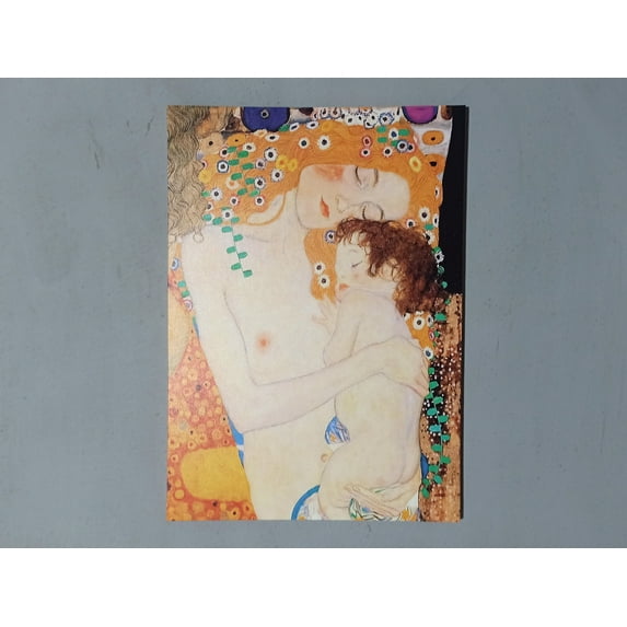 Klimt Canvas Gift, Reproduction Artwork, Famous Poster, Home Decor The Three Ages of Woman, Klimt Woman Printed, Canvas Wall Decor - Gallery Wrapped