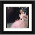 thumbnail image 1 of Klimt, Gustav 15x15 Black Ornate Wood Framed with Double Matting Museum Art Print Titled - Bildnis Sonja Knips, 1 of 4