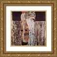 thumbnail image 1 of Klimt, Gustav 15x15 Gold Ornate Wood Framed with Double Matting Museum Art Print Titled - The Three Ages of the Woman, 1 of 4
