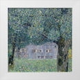 thumbnail image 1 of Klimt, Gustav 15x15 White Modern Wood Framed Museum Art Print Titled - Farmhouse in Upper Austria, 1 of 4