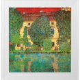 thumbnail image 1 of Klimt, Gustav 15x16 White Modern Wood Framed Museum Art Print Titled - Schloss Kammer On Attersee, 1 of 4