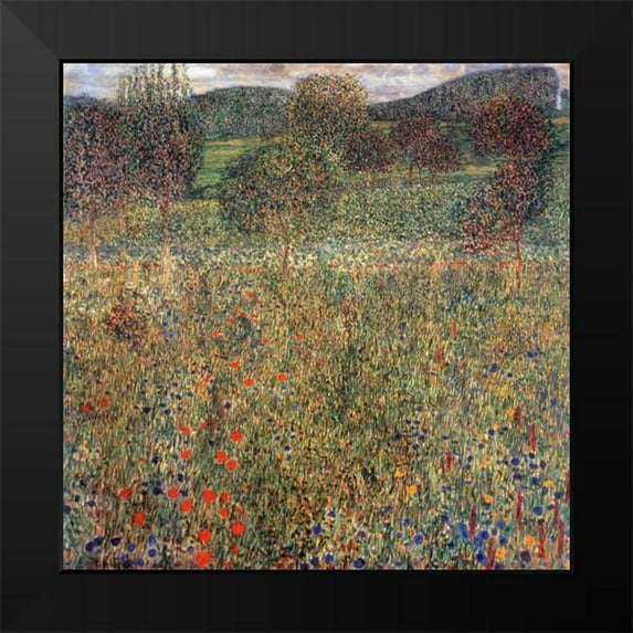 Klimt, Gustav 20x20 Black Modern Framed Museum Art Print Titled - Orchard