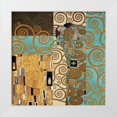 thumbnail image 1 of Klimt, Gustav 20x20 White Modern Wood Framed Museum Art Print Titled - Klimt III 150th Anniversary - Fulfillment, 1 of 4