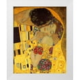 thumbnail image 1 of Klimt, Gustav 20x24 White Modern Wood Framed Museum Art Print Titled - The Kiss - detail 2, 1 of 4