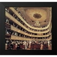 thumbnail image 1 of Klimt, Gustav 21x20 Black Modern Framed Museum Art Print Titled - Auditorium Of The Old Burgtheater 1888, 1 of 4
