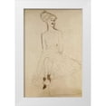thumbnail image 1 of Klimt, Gustav 23x32 White Modern Wood Framed Museum Art Print Titled - Seated Woman, 1 of 4