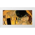 thumbnail image 1 of Klimt, Gustav 24x14 White Modern Wood Framed Museum Art Print Titled - The Kiss - detail 4, 1 of 4
