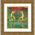 thumbnail image 1 of Klimt, Gustav 26x27 Gold Ornate Wood Framed with Double Matting Museum Art Print Titled - Schloss Kammer On Attersee, 1 of 4