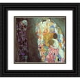 thumbnail image 1 of Klimt, Gustav 29x26 Black Ornate Wood Framed with Double Matting Museum Art Print Titled - Death And Life, 1 of 4