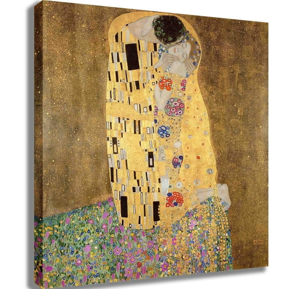 Klimt "The Kiss" (1907) Canvas Print
