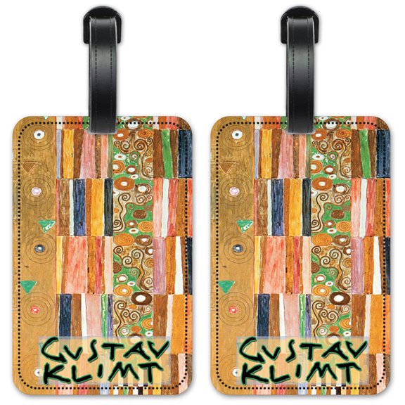 Klimt (detail) - Luggage ID Tags / Suitcase Identification Cards - Set of 2