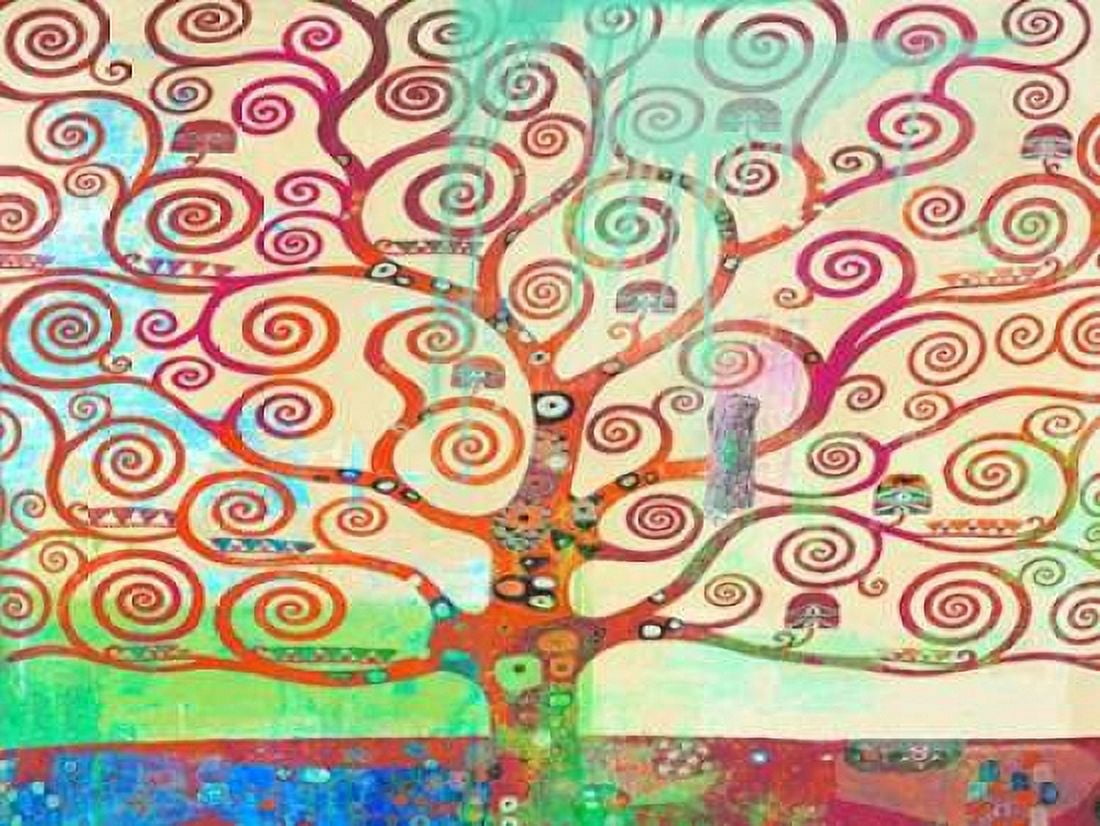 Klimts Tree 20 Canvas Art - Eric Chestier (22 x 28)