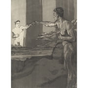 Klinger Philosopher On Death II Etching Extra Large XL Wall Art Poster Print