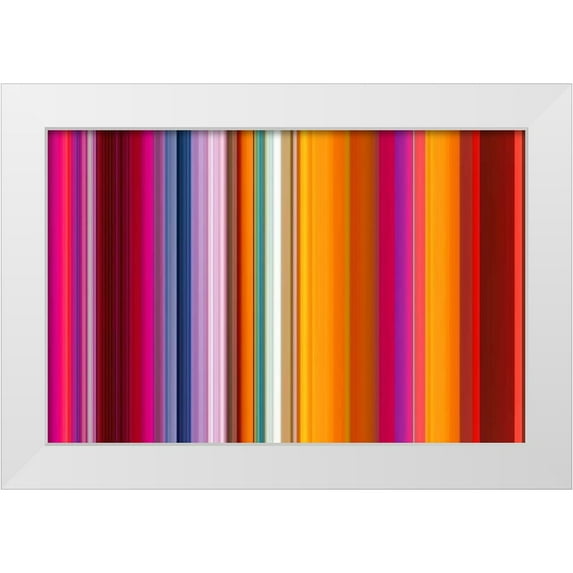 Klipp, Ortwin 24x17 White Modern Wood Framed Museum Art Print Titled - Lichtlinien 891