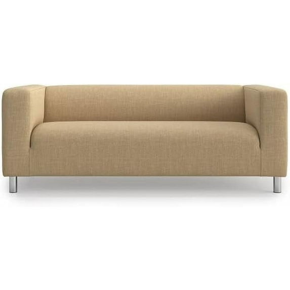 Klippan Loveseat Cover Replacement for IKEA Klippan Couch Cover, Klippan Sofa Cover, Klippan Slipcover Only(Biscuit Beige)