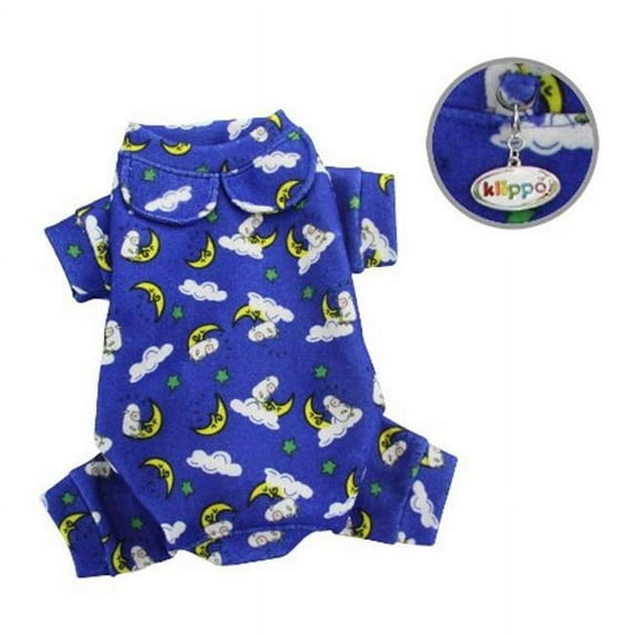 Klippo Pet KBD062LZ Brushed Cotton & Polyester Pajamas With Sleeping Sheep Print - Large