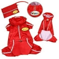 thumbnail image 1 of Klippo Pet KJK058XS Raincoat Bodysuit With Reflective Stripes & Matching Pouch - Extra Small, 1 of 3