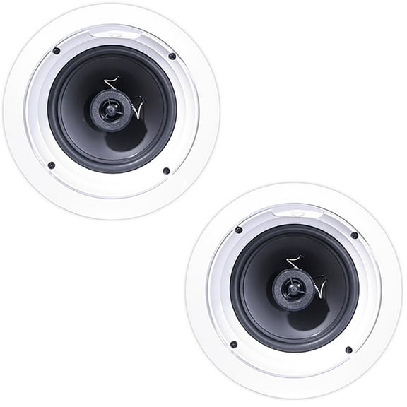 Klipsch 1007209 R-1650-C In-Ceiling Speaker - White (2-Pack)