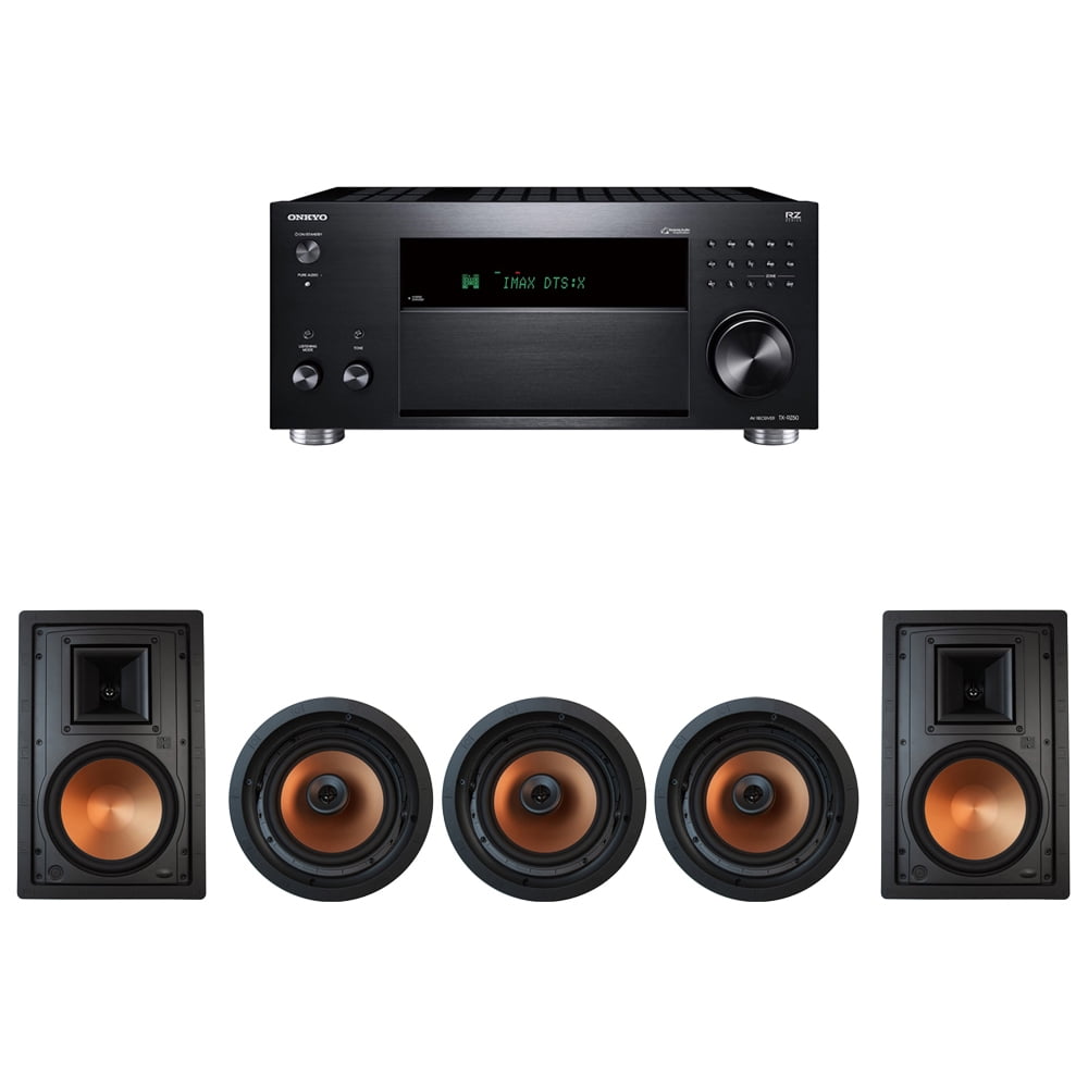 Klipsch Onkyo 5800 Klipsch In-Wall System With CDT-5800C II, R