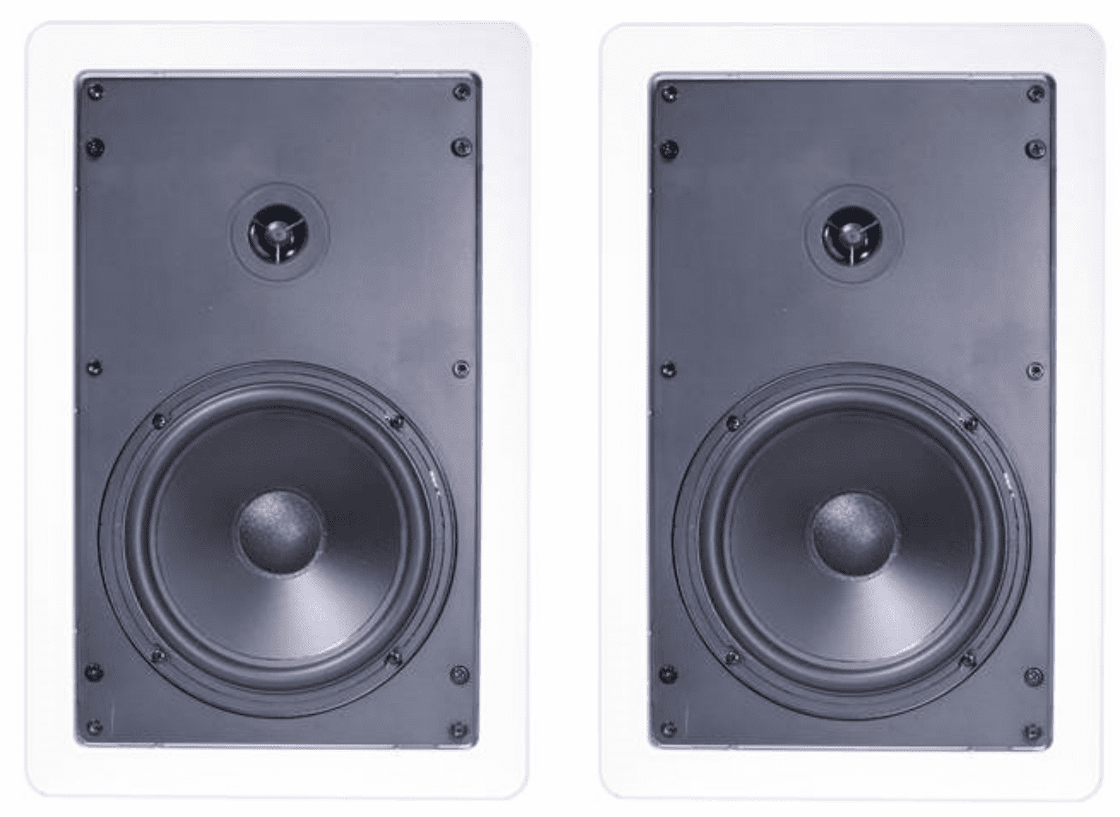 Klipsch 6-1/2" 2 Way Natural Surround Sound in-wall Speaker System (Set of 2)