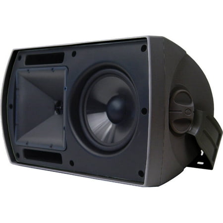 Klipsch - 6-1/2" 2-Way Outdoor Loudspeakers (Pair) - Black