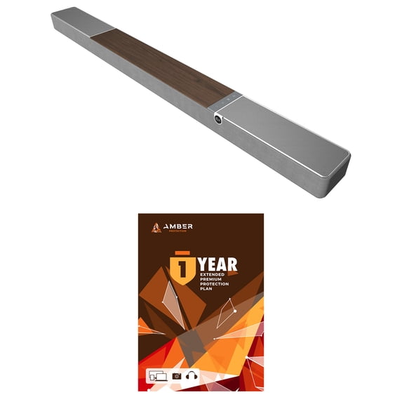 Klipsch FLEXUS-300-SOUNDBAR 5.1.2 Dolby Atmos Sound Bar Walnut with 1 Year Amber Protection Extension Plan (2025)