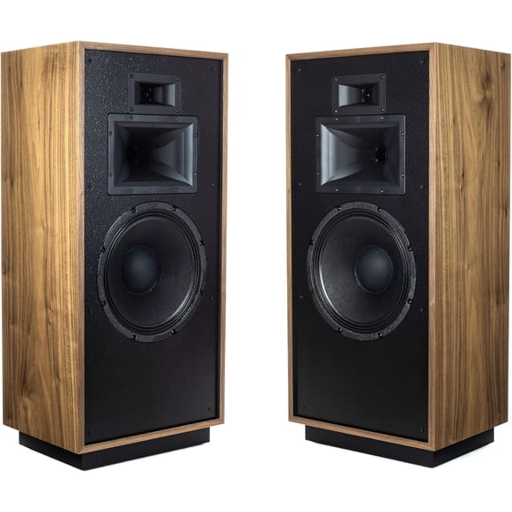 Klipsch FORTE IV Heritage Walnut 3-Way Floorstanding Loudspeaker Pair (2021)