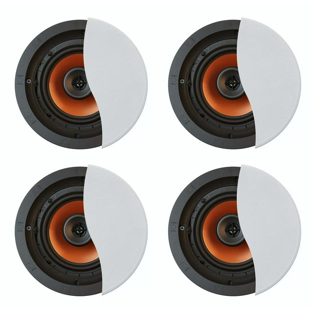 Klipsch High-Performance CDT-3650-C II in-Ceiling Loudspeaker Four-Pack for Custom Installation