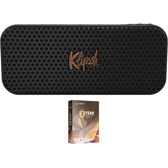 Klipsch KLIPSCH-NASHVILLE Portable Bluetooth Speaker with Broadcast Mode and a 2 Year Amber Protection Plan (2023)