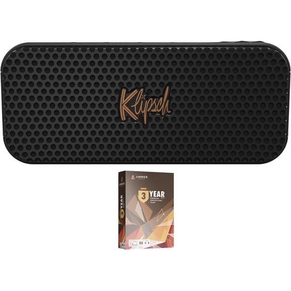 Klipsch KLIPSCH-NASHVILLE Portable Bluetooth Speaker with Broadcast Mode and a 3 Year Amber Protection Plan (2023)