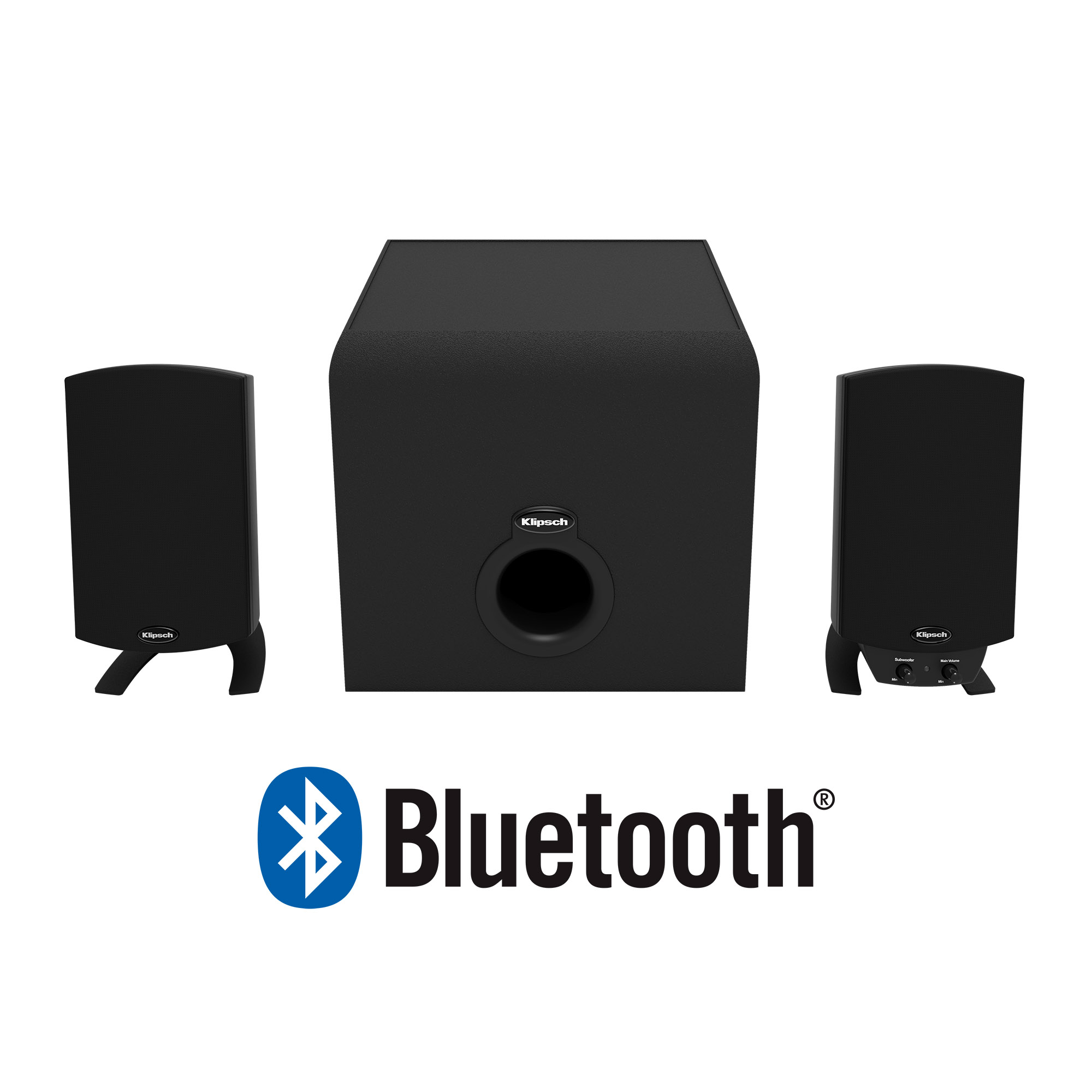 Klipsch ProMedia 2.1 Bluetooth Computer Speakers - image 1 of 11