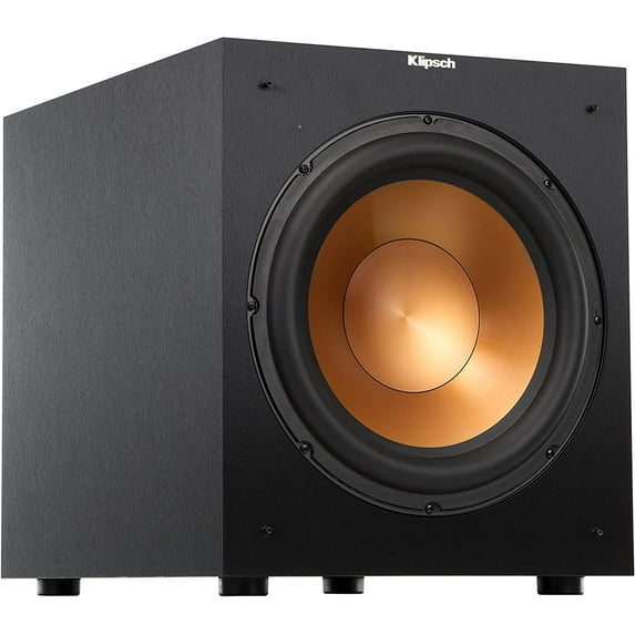Klipsch Reference R-12SW 12" 400W All-Digital Powered Subwoofer, Brushed Black Polymer Veneer