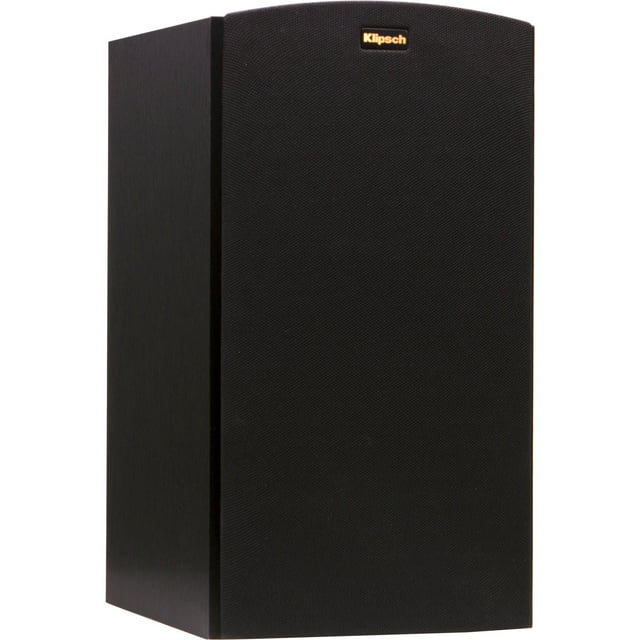 Klipsch R-15M Bookshelf Speaker, 85 W RMS, Brushed Black Veneer