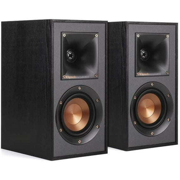 Klipsch R-41M Reference 4" 50W Bookshelf Speakers - Pair (Black Wood Vinyl)