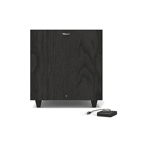 Klipsch R-80SWi 8-inch 150W wireless subwoofer with high performance driver for deep bass, black