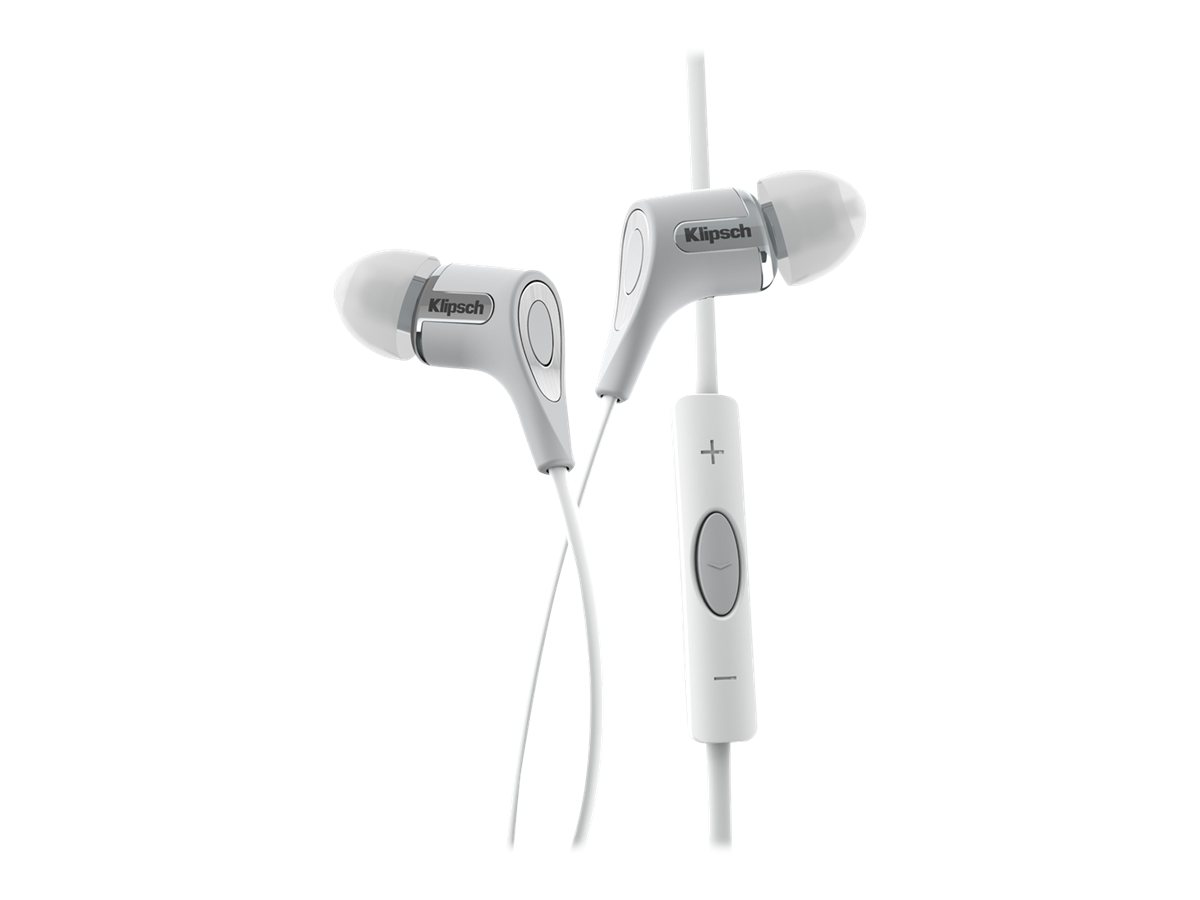 Klipsch R6i - Earphones with mic - in-ear - wired - 3.5 mm jack - noise isolating - white - image 1 of 2