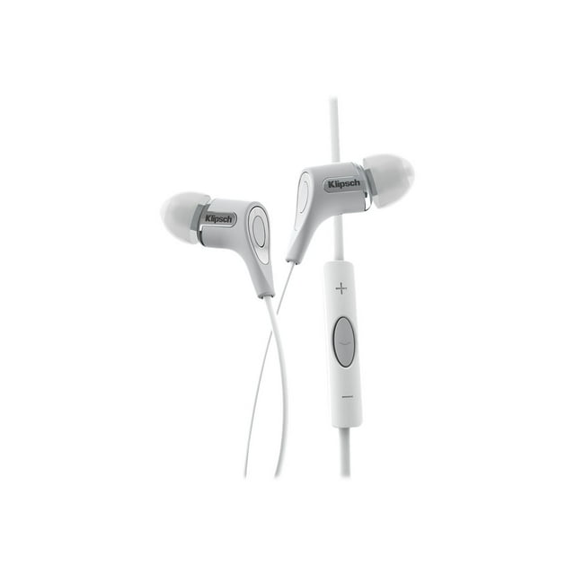 Klipsch R6i - Earphones with mic - in-ear - wired - 3.5 mm jack - noise isolating - white