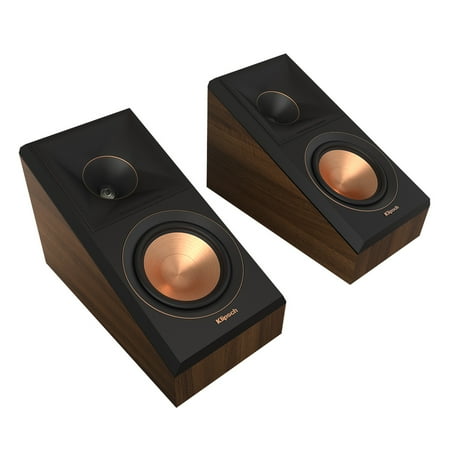 Klipsch - Reference Premiere Dual 5.25" 300-Watt Passive 2-Way Surround Sound  Speaker (Pair) - Walnut