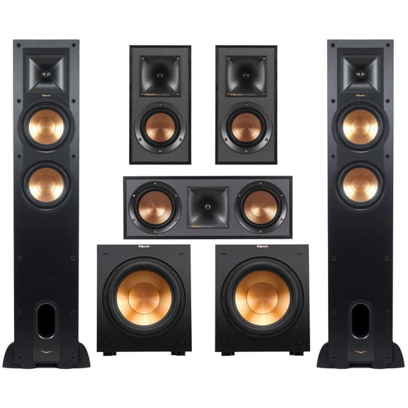 Klipsch Reference R-26FA 5.2 Home Theater Pack, Black