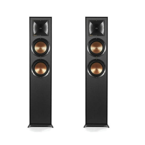 Klipsch Reference R-625FA Floorstanding Speaker, Black, Pair