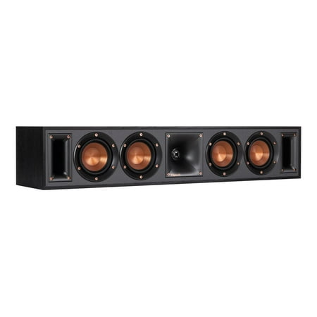 Klipsch - Reference Series Quad 3-1/2" 400-Watt Passive 2-Way Center-Channel Speaker - Black