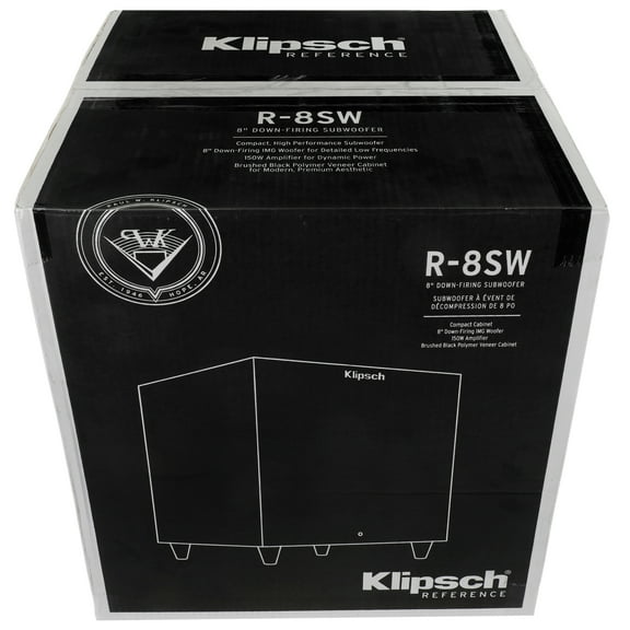 Klipsch Reference Series R-8SW - Subwoofer - 8" - black