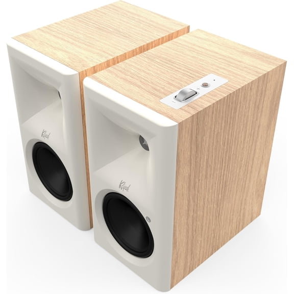 Klipsch THE-FIVES-II-RED OAK 5.25" Dolby Atmos Powered Speaker Pair - Red Oak (2026)