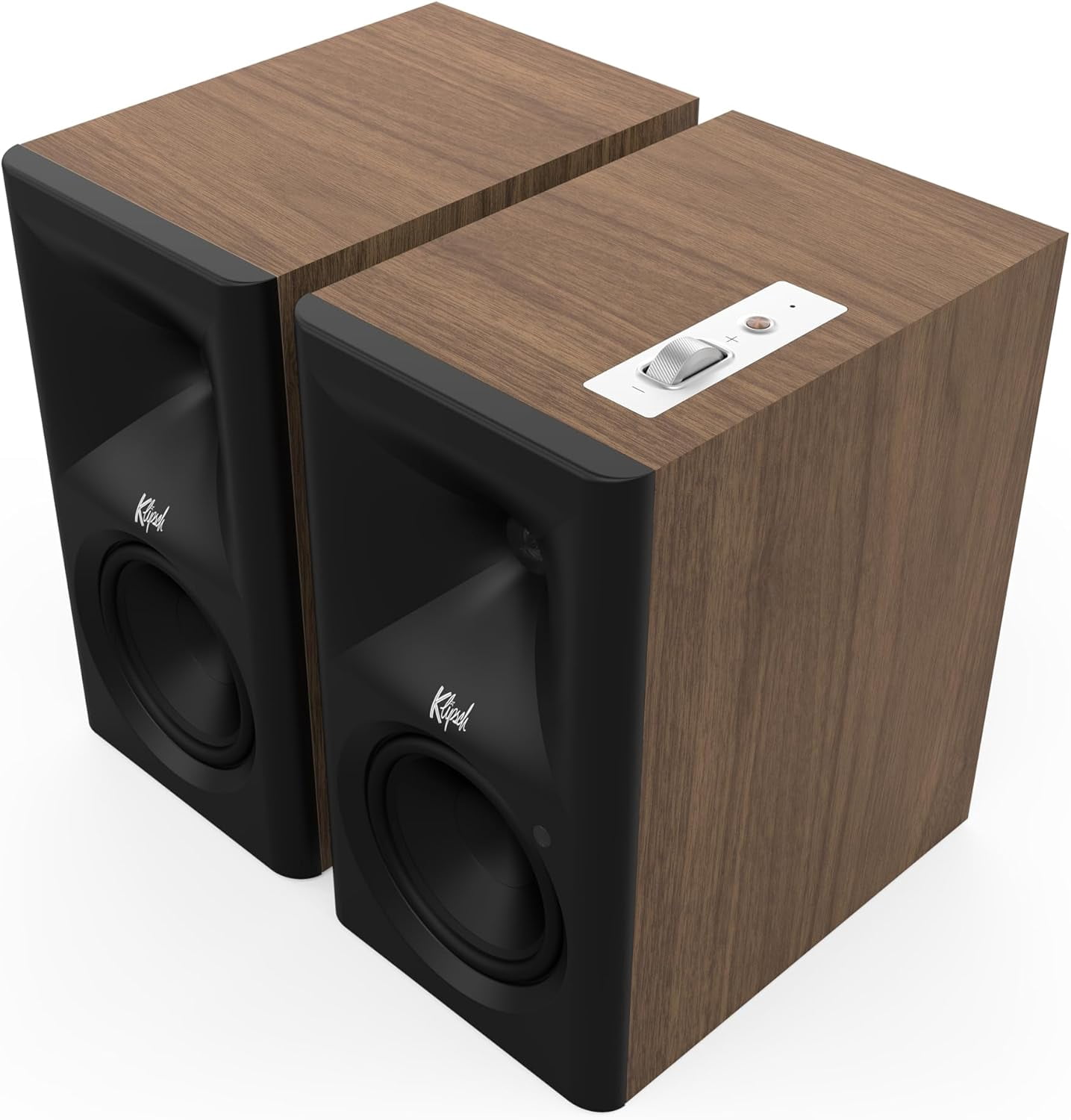 Klipsch THE-FIVES-II-WALNUT 5.25" Dolby Atmos Powered Speaker Pair - Walnut (2026)