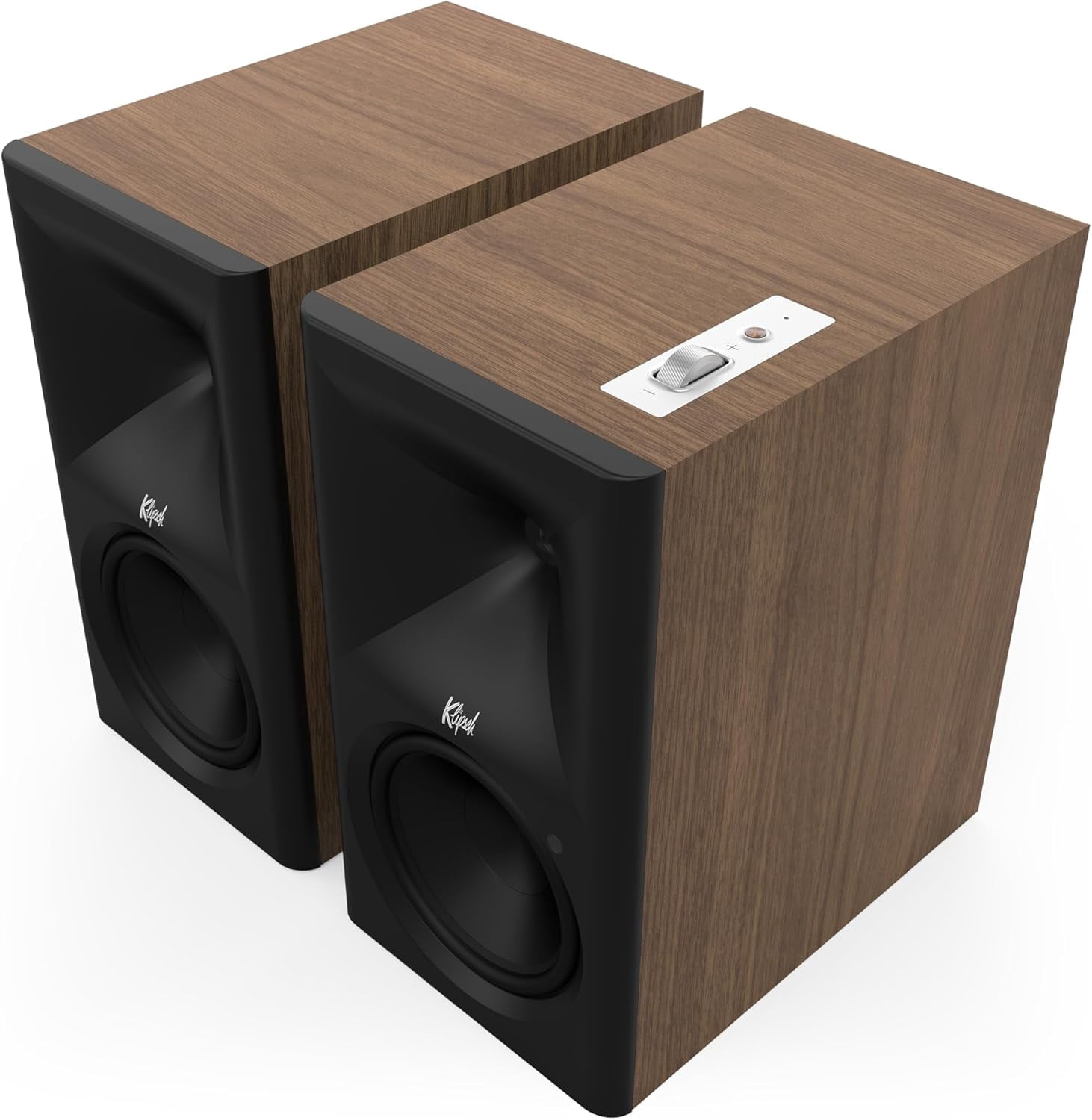 Klipsch THE-SEVENS-II-WALNUT 6.5" Dolby Atmos Powered Speaker Pair - Walnut (2026)