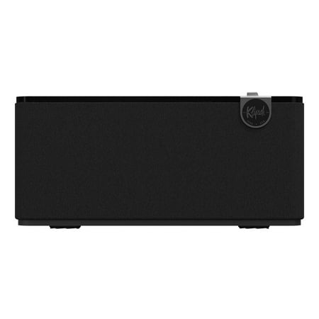 Klipsch - The One Plus Premium Tabletop Bluetooth Speaker with Broadcast Mode - Matte Black