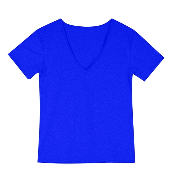 Klisyaur Mens V Neck Shirt Solid Color Short Sleeve Lightweight Casual Fashion Tee for Vacation Beach Tops